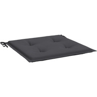 vidaXL Garden Chair Cushions 4 pcs Anthracite 15.7"x15.7"x1.2"