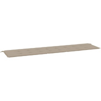 vidaXL Garden Bench Cushion Taupe 78.7"x19.7"x1.2"
