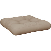 vidaXL Garden Seat Cushion Taupe 19.7"x19.7"x3.9" Fabric