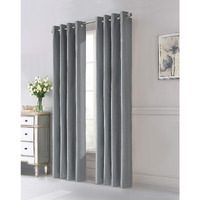 Edison Grommet Curtain Panel Window Dressing 52 x 95 in Blue