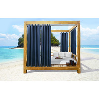 Seascapes Grommet Panel Pair each 50 x 84 in Indigo