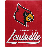 Louisville OFFIcIAL NcAA Signature Raschel Throw Blanket(D0102HX6YQ8)