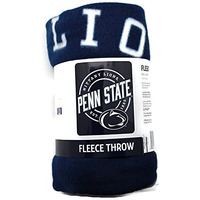 Penn State OFFIcIAL NcAA campaign Fleece Throw Blanket 50 x 60(D0102H942Yg)