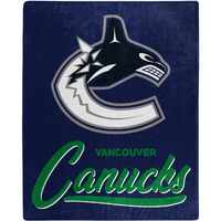 canucks OFFIcIAL NHL Signature Raschel Throw Blanket 50 x 60(D0102H94UQY)