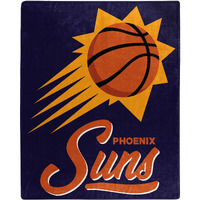 Suns OFFIcIAL NBA Signature Raschel Throw Blanket 50 x 60(D0102H94YIA)