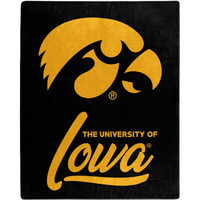 Iowa OFFIcIAL NcAA Signature Raschel Throw Blanket(D0102HX6YgX)