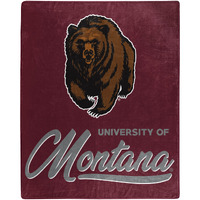 Montana OFFIcIAL NcAA Signature Raschel Throw Blanket(D0102HX6YJ6)