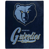 grizzlies OFFIcIAL NBA Signature Raschel Throw Blanket 50 x 60(D0102H94Y0U)