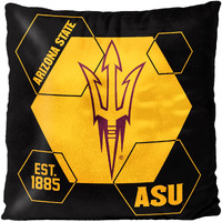 Arizona State OFFICIAL NHL "Connector" Double Sided Velvet Pillow, 16" x 16"(D0102HARMKW.)