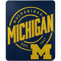 Michigan OFFIcIAL NcAA campaign Fleece Throw Blanket 50 x 60(D0102H9429A)