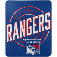 NY Rangers OFFIcIAL NHL campaign Fleece Throw Blanket 50 x 60(D0102H94T4Y)