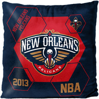 Pelicans OFFIcIAL NBA connector Double Sided Velvet Pillow 16 x 16(D0102H94DIg)
