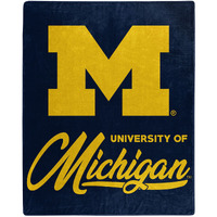 Michigan Wolverines Blanket 50x60 Raschel Signature Design