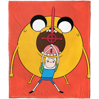 Adventure Time, Round Boy Aggretsuko Comics Silk Touch Throw Blanket, 50" x 60"(D0102HAR62W.)