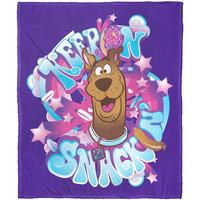 Scooby Doo, Keep Snackin' Aggretsuko Comics Silk Touch Throw Blanket, 50" x 60"(D0102HARD1Y.)