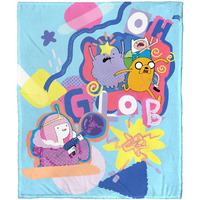 Adventure Time, Glob Aggretsuko Comics Silk Touch Throw Blanket, 50" x 60"(D0102HAR6IU.)