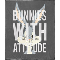Looney Tunes, Attitude Aggretsuko Comics Silk Touch Throw Blanket, 50" x 60"(D0102HARY8A.)
