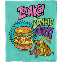 Scooby Doo, Zombie Burger Aggretsuko Comics Silk Touch Throw Blanket, 50" x 60"(D0102HARDDA.)