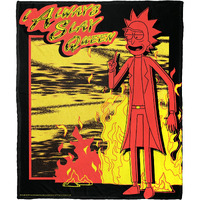 Rick & Morty, Slay Queen Aggretsuko Comics Silk Touch Throw Blanket, 50" x 60"(D0102HARD5A.)