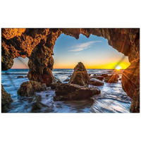 Beach Landscape Tapestry Bedroom Hotel Restaurant Decorative Backdrop Nature Cave Wall Tapestry, 51x70 inch