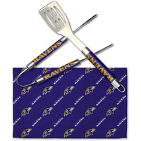 Ravens Ravens BBQ grill Utensil Set(D0102H94Tc7)