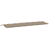 vidaXL Garden Bench Cushion Taupe 78.7"x19.7"x2.8" Fabric