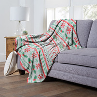 WB  Friends, candy cane coffee, Silk Touch Throw Blanket, 50x60(D0102H212c7)