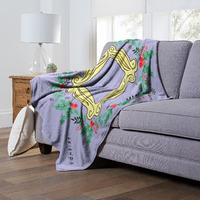 WB  Friends, Friends Wreath, Silk Touch Throw Blanket, 50x60(D0102H212Jg)