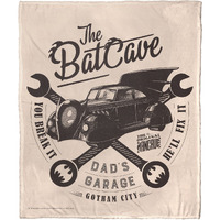 Batman, The Dad Cave Aggretsuko Comics Silk Touch Throw Blanket, 50" x 60"(D0102HAR6AW.)