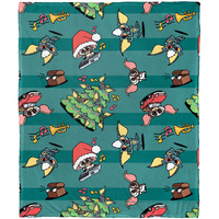 Gremlins, Holiday Madness Aggretsuko Comics Silk Touch Throw Blanket, 50" x 60"(D0102HARYCA.)