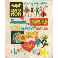 Justice League, Super Mom Aggretsuko Comics Silk Touch Throw Blanket, 50" x 60"(D0102HARYZU.)