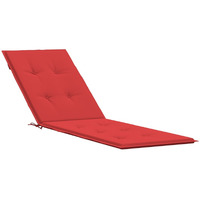 vidaXL Deck Chair Cushion Red (29.5"+41.3")x19.7"x1.2"