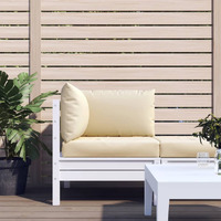 vidaXL Pallet Sofa Cushions 3 pcs Beige Fabric