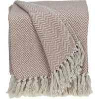 Parkland Collection Isla Transitional Pink 80" x 97" WOVEN HANDLOOM Throw