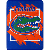 Florida Gators Blanket 46x60 Micro Raschel Dimensional Design Rolled