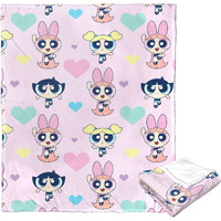 WB  POWERPUFF gIRLS, Raindow Power, Silk Touch Throw Blanket, 50x60(D0102H21g07)
