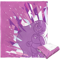 WB  STEVEN UNIVERSE, AMETHYST cRYSTAL BURST, Silk Touch Throw Blanket, 50x60(D0102H212I7)