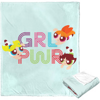 WB  POWERPUFF gIRLS, girl Power, Silk Touch Throw Blanket, 50x60(D0102H212NA)