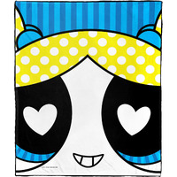 WB  POWERPUFF gIRLS, Bubbles Heart Eyes, Silk Touch Throw Blanket, 50x60(D0102H21gA7)
