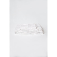Omne Sleep 4-Piece White Brushed Microfiber Full Hypoallergenic Sheet Set(D0102H7B3MP)