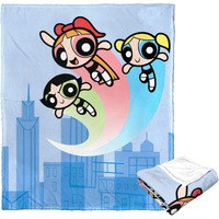 cartoon Networks Powerpuff girls Silk Touch Throw Blanket, 50 x 60, Protectors of Townsville(D0102H21Q1U)
