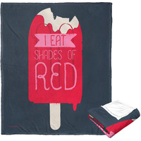 Adventure Time Silk Touch Throw Blanket, 50 x 60, Shades of Red(D0102H21Q9W)