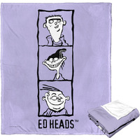 cartoon Networks Ed Edd n Eddy Silk Touch Throw Blanket, 50 x 60, Ed Heads(D0102H21QLU)