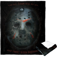 Friday the 13th Silk Touch Throw Blanket, 50 x 60, Today is His Birthday(D0102H21gJA)