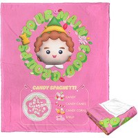 Elf Silk Touch Throw Blanket, 50 x 60, Four Food groups Pink(D0102H21L07)