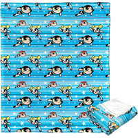 cartoon Networks Powerpuff girls Silk Touch Throw Blanket, 50 x 60, Flying Fast(D0102H21QWA)