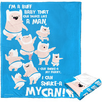 Adventure Time Silk Touch Throw Blanket, 50 x 60, Buff Baby Dance(D0102H21QRY)