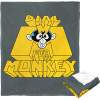 cartoon Networks Dexters Laboratory Silk Touch Throw Blanket, 50 x 60, Dial M for Monkey(D0102H21Q6W)