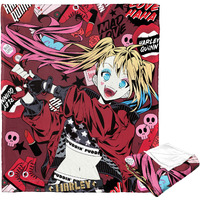 Dc comics Batman Silk Touch Throw Blanket, 50 x 60, Harleys crazy(D0102H21g8V)
