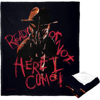A Nightmare on Elm Street Silk Touch Throw Blanket, 50 x 60, Ready or Not(D0102H21gTg)